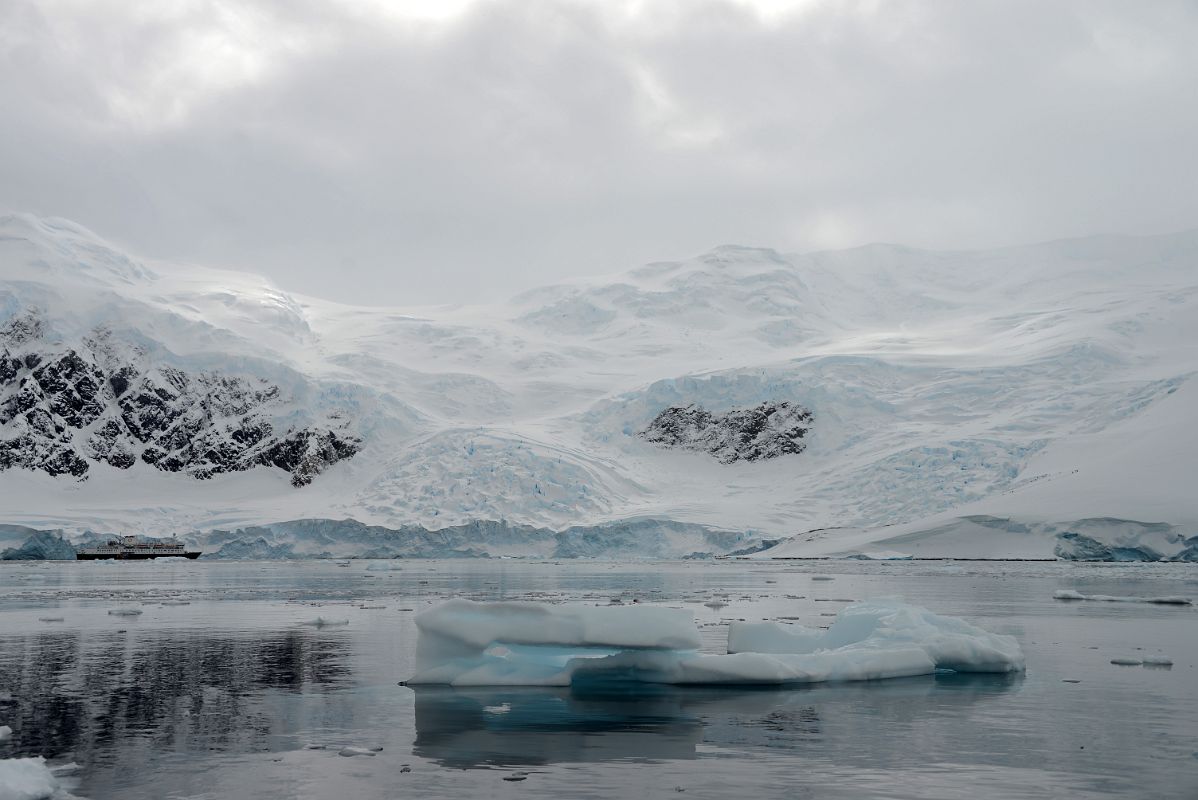 01A Overall View Of The Glaciers And Mountains Above Neko Harbour On Quark Expeditions Antarctica Cruise